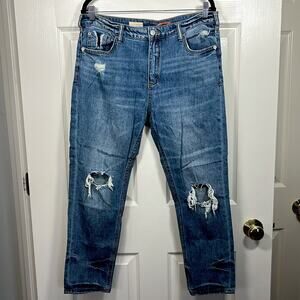 Anthropologie Pilcro And The Letterpress Distressed Blue Jeans